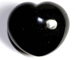 Turmalin (Sch�rl) Herz Nr. 64