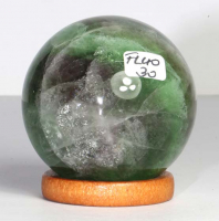 Regenbogen-Fluorit Kugel Nr. 30