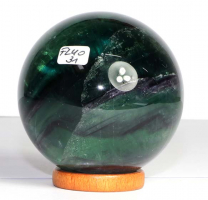 Regenbogen-Fluorit Kugel Nr. 31