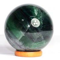 Regenbogen-Fluorit Kugel Nr. 31