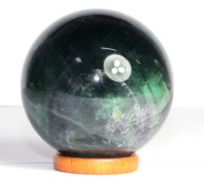 Regenbogen-Fluorit Kugel Nr. 31