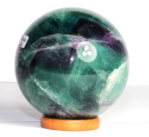 Regenbogen-Fluorit A Kugel Nr. 32