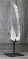 Lemurischer Quarz (Bergkristall) Nr. 35 auf Metallst�nder