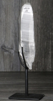 Lemurischer Quarz (Bergkristall) Nr. 36 auf Metallst�nder