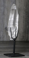 Lemurischer Quarz (Bergkristall) Nr. 36 auf Metallst�nder