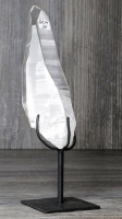 Lemurischer Quarz (Bergkristall) Nr. 37 auf Metallst�nder