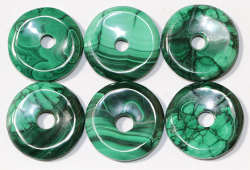 Donut 30 mm Malachit B-Qualit�t