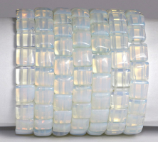 Armband Square Opalith (Opalglas)