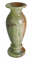 Vase 8 x 20 cm Onyx-Marmor (Aragonit)