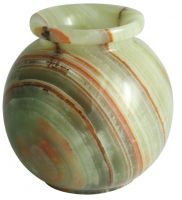 Vase 7.5 x 7.5 cm Onyx-Marmor (Aragonit)