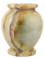 Vase 10 x 13 cm Onyx-Marmor (Aragonit)