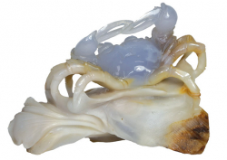Krabbe t�rkischem Chalcedon Nr. GR6
