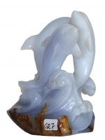 Delfine t�rkischem Chalcedon Nr. GR7