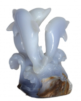 Delfine t�rkischem Chalcedon Nr. GR7