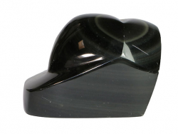 Regenbogen-Obsidian Gravur Herz Nr. GR17