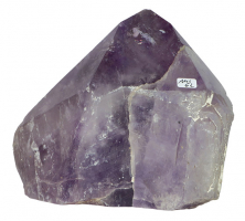 Amethyst Kristall Nr. 62 mit Standfl�che und Lampenbohrung