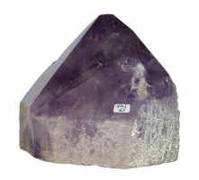 Amethyst Kristall Nr. 63 mit Standfl�che und Lampenbohrung