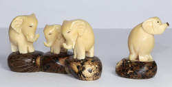 Elefanten aus Tagua-Nuss Nr. GR23 (2 St�ck)