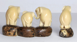 Elefanten aus Tagua-Nuss Nr. GR23 (2 St�ck)