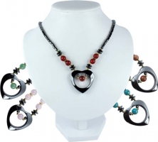 Hematine Necklaces, 5 different stones