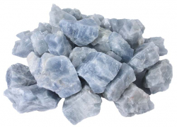 Dekosteine Calcit blau