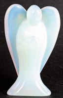 Engel 100 mm stehend Opalith (Opalglas)