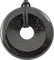 Donut 40 mm Turmalin (Schrl)