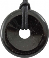 Donut 30 mm Turmalin (Schrl)