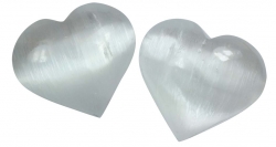 Selenit Herz 6 cm