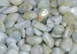 Beryll (Aquamarin) Trommelsteine B-Qualitt