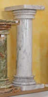 Pillar 100 cm, white Marble