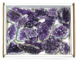 Box Amethyst Uruguay A-quality