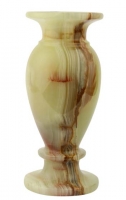 Vase 6 x 15 cm Onyx-Marmor (Aragonit)