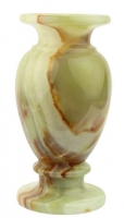 Vase 8 x 15 cm Onyx-Marmor (Aragonit)