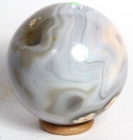 Chalcedon-Achat Kugel Nr. 9