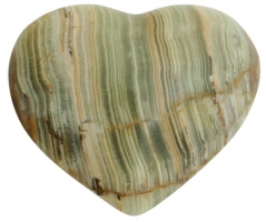 Herzen 2.5 cm Onyx-Marmor (Aragonit)