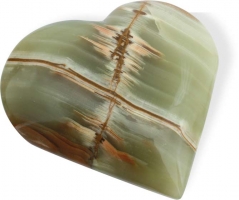 Herzen 10 cm Onyx-Marmor (Aragonit)