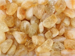 Citrin Trommelsteine Brasilien