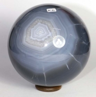 Chalcedon-Achat Kugel Nr. 12