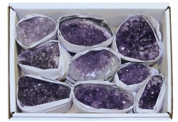 Kiste Amethyst poliert