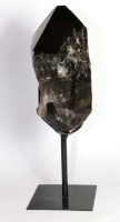 Rauchquarz Nr. 9 auf Metallstnder