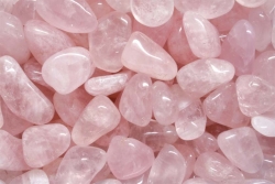 Rosenquarz Trommelsteine Brasilien