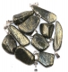 Pendentif Argent 925 Pyrite de Plumes