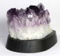 Amethyst auf Holzsockel Nr. 72