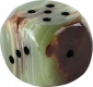 Wrfel 2.5 cm Onyx-Marmor (Aragonit)