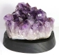 Amethyst on wooden base No. 77