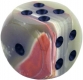 Wrfel 3.7 cm Onyx-Marmor (Aragonit)
