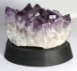 Amethyst on wooden base No. 86