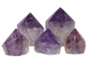 Amethyst-Spitzen poliert