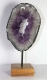 Amethyst Ring (Scheibe) Nr. 126 auf Holzsockel